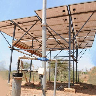 Installation of solar energy system to power borehole water pump for home and farm use